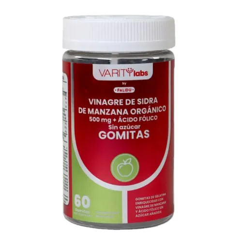 VINAGRE DE MANZANA ACIDO FOLICO GOMITAS X 60 (VARITY LABS)